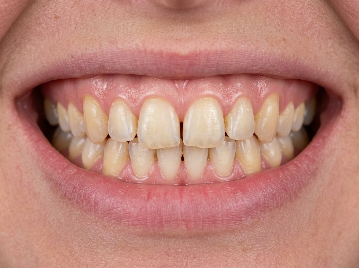 Sorriso antes do procedimento